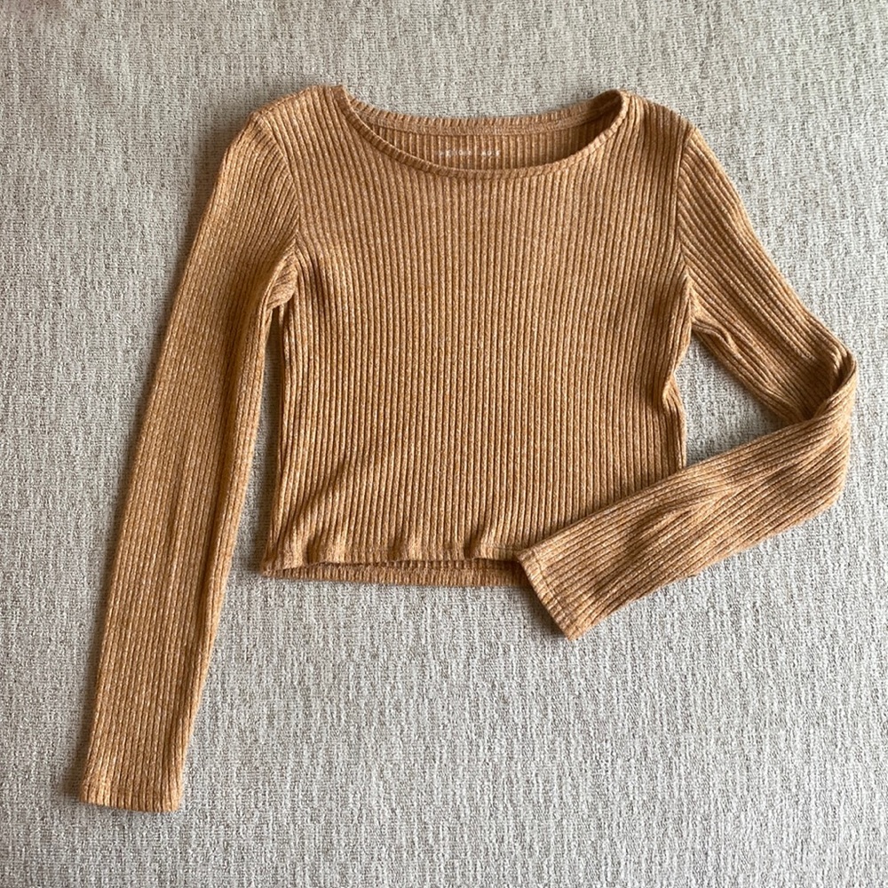 American Eagle cropped long sleeved shirt